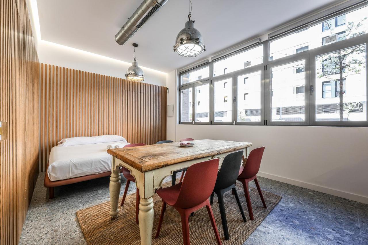 Loft Reformado Industrial Appartement Madrid Buitenkant foto