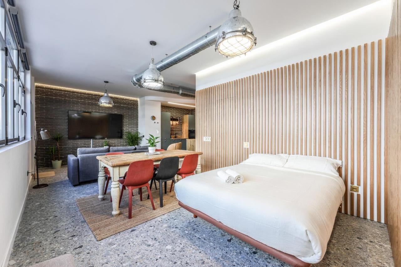 Loft Reformado Industrial Appartement Madrid Buitenkant foto