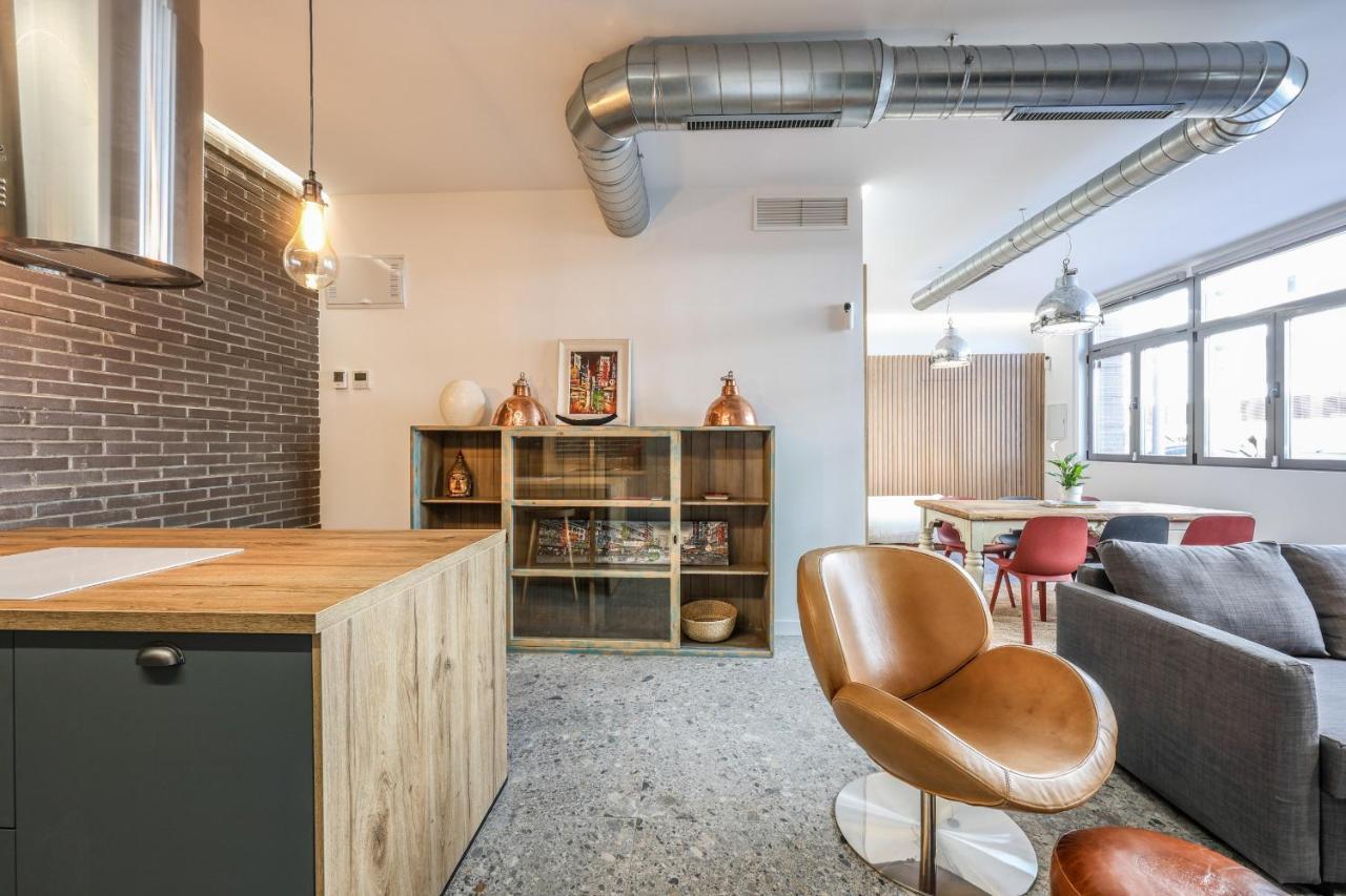 Loft Reformado Industrial Appartement Madrid Buitenkant foto