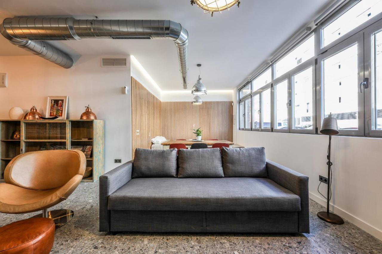 Loft Reformado Industrial Appartement Madrid Buitenkant foto