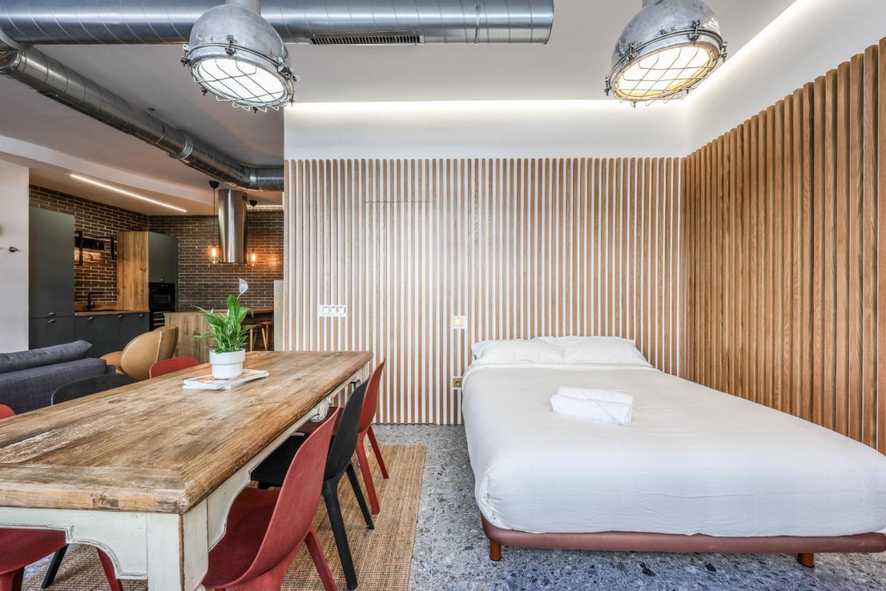Loft Reformado Industrial Appartement Madrid Buitenkant foto