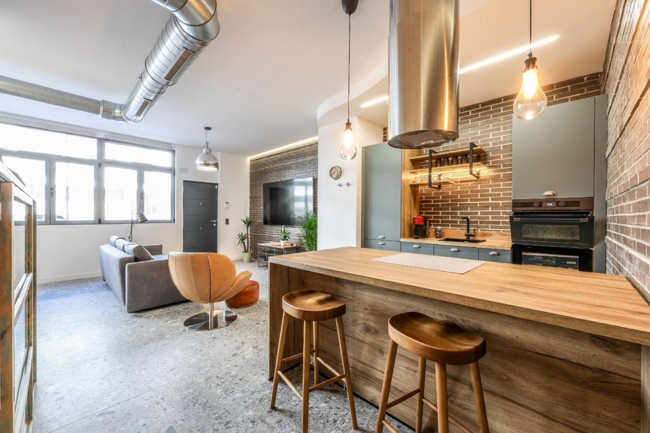 Loft Reformado Industrial Appartement Madrid Buitenkant foto