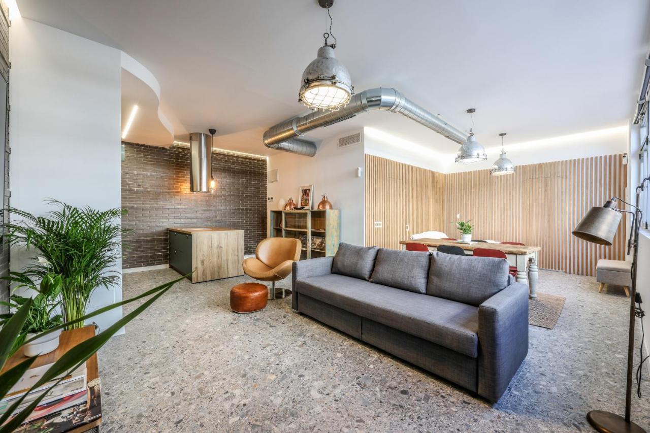 Loft Reformado Industrial Appartement Madrid Buitenkant foto